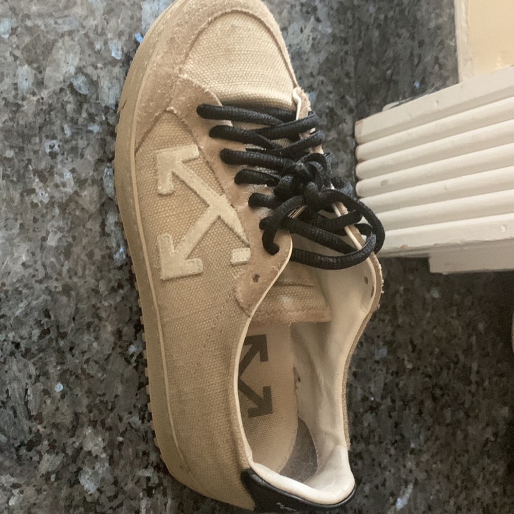 Women’s off white tennis sneakers - Picture 9 of 13